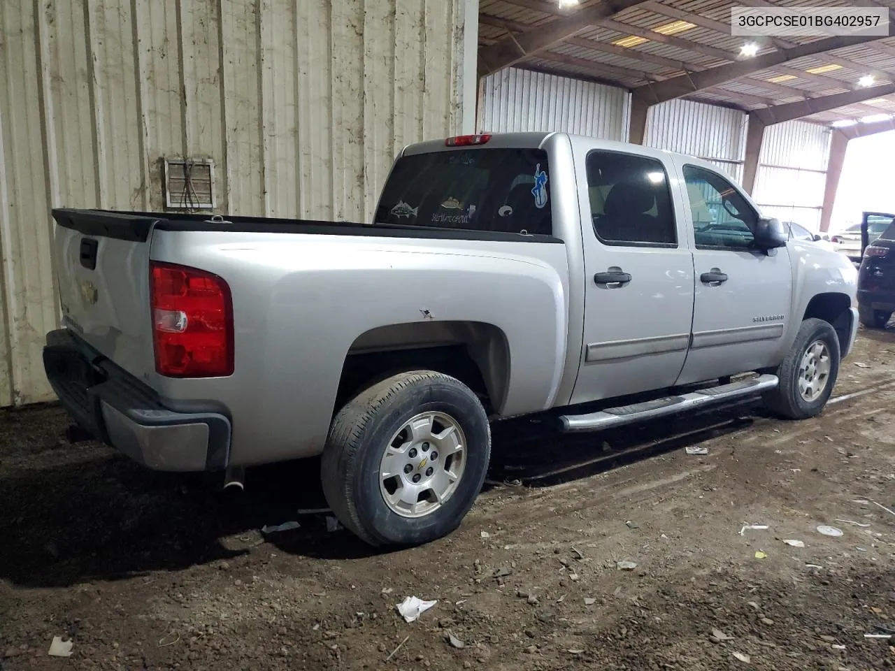 2011 Chevrolet Silverado C1500 Lt VIN: 3GCPCSE01BG402957 Lot: 78051484