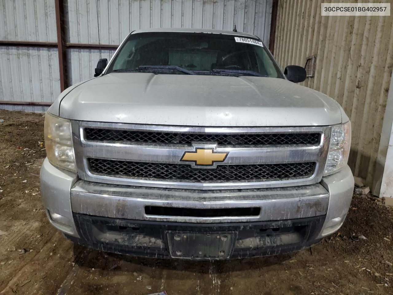 2011 Chevrolet Silverado C1500 Lt VIN: 3GCPCSE01BG402957 Lot: 78051484