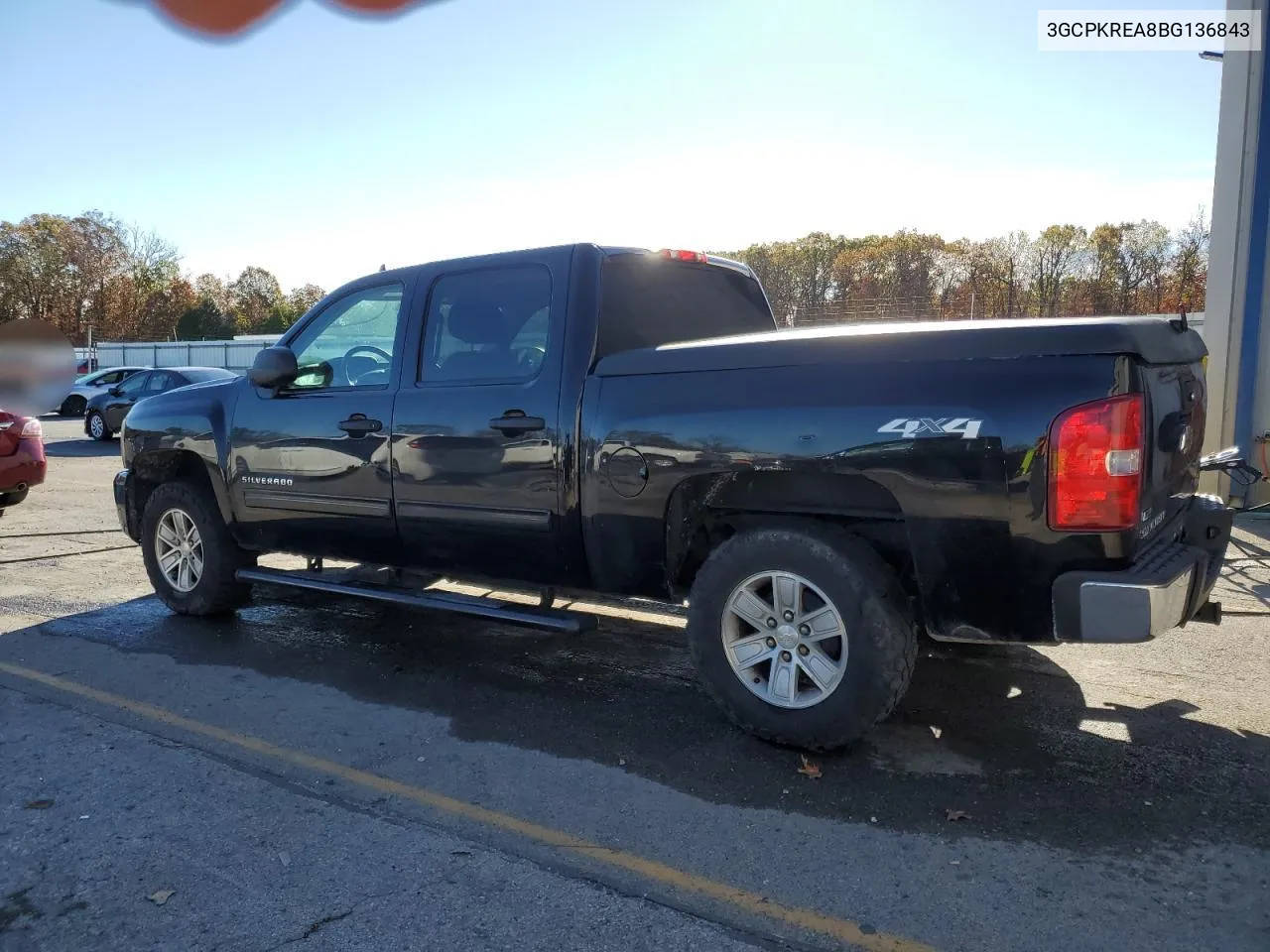 2011 Chevrolet Silverado K1500 Ls VIN: 3GCPKREA8BG136843 Lot: 78201064