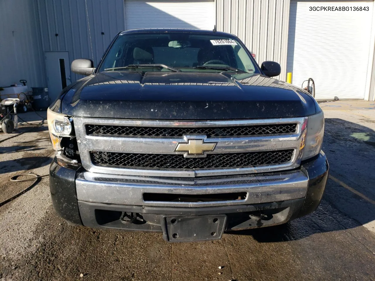 2011 Chevrolet Silverado K1500 Ls VIN: 3GCPKREA8BG136843 Lot: 78201064