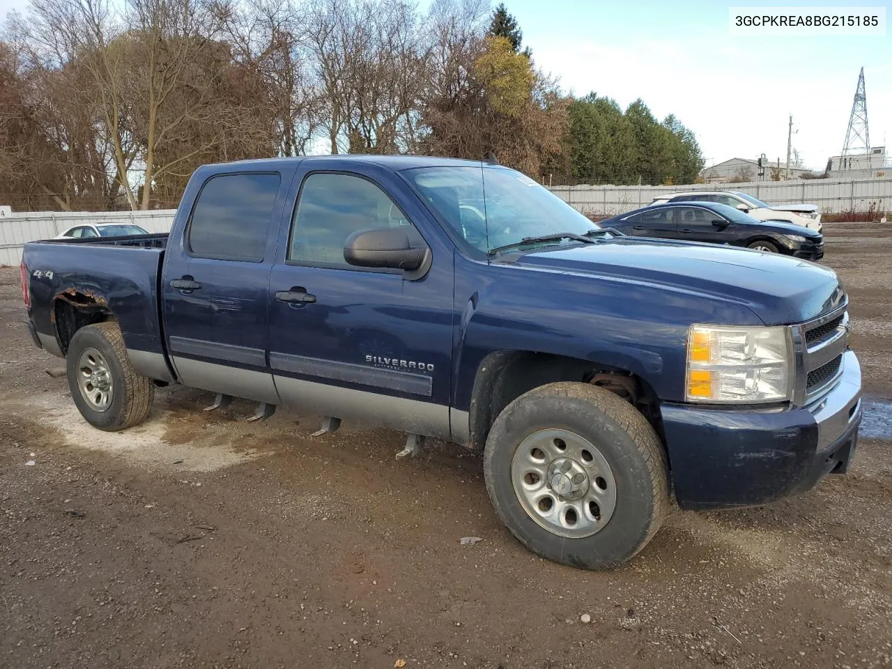 2011 Chevrolet Silverado K1500 Ls VIN: 3GCPKREA8BG215185 Lot: 78220564