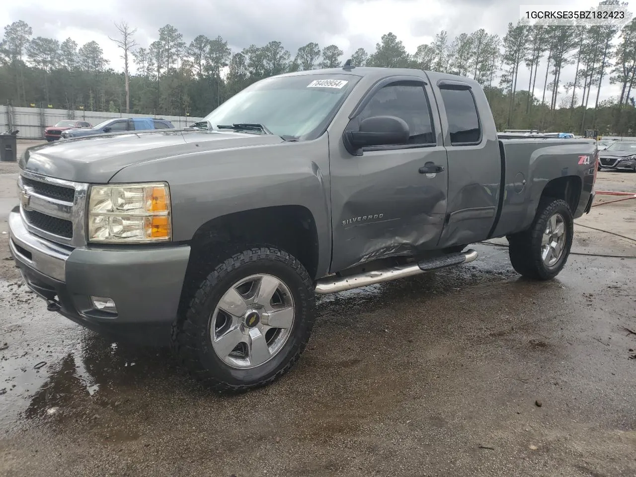 2011 Chevrolet Silverado K1500 Lt VIN: 1GCRKSE35BZ182423 Lot: 78409954