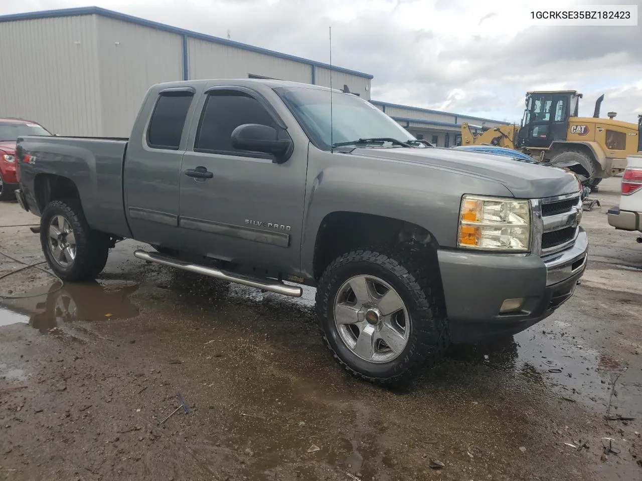 2011 Chevrolet Silverado K1500 Lt VIN: 1GCRKSE35BZ182423 Lot: 78409954