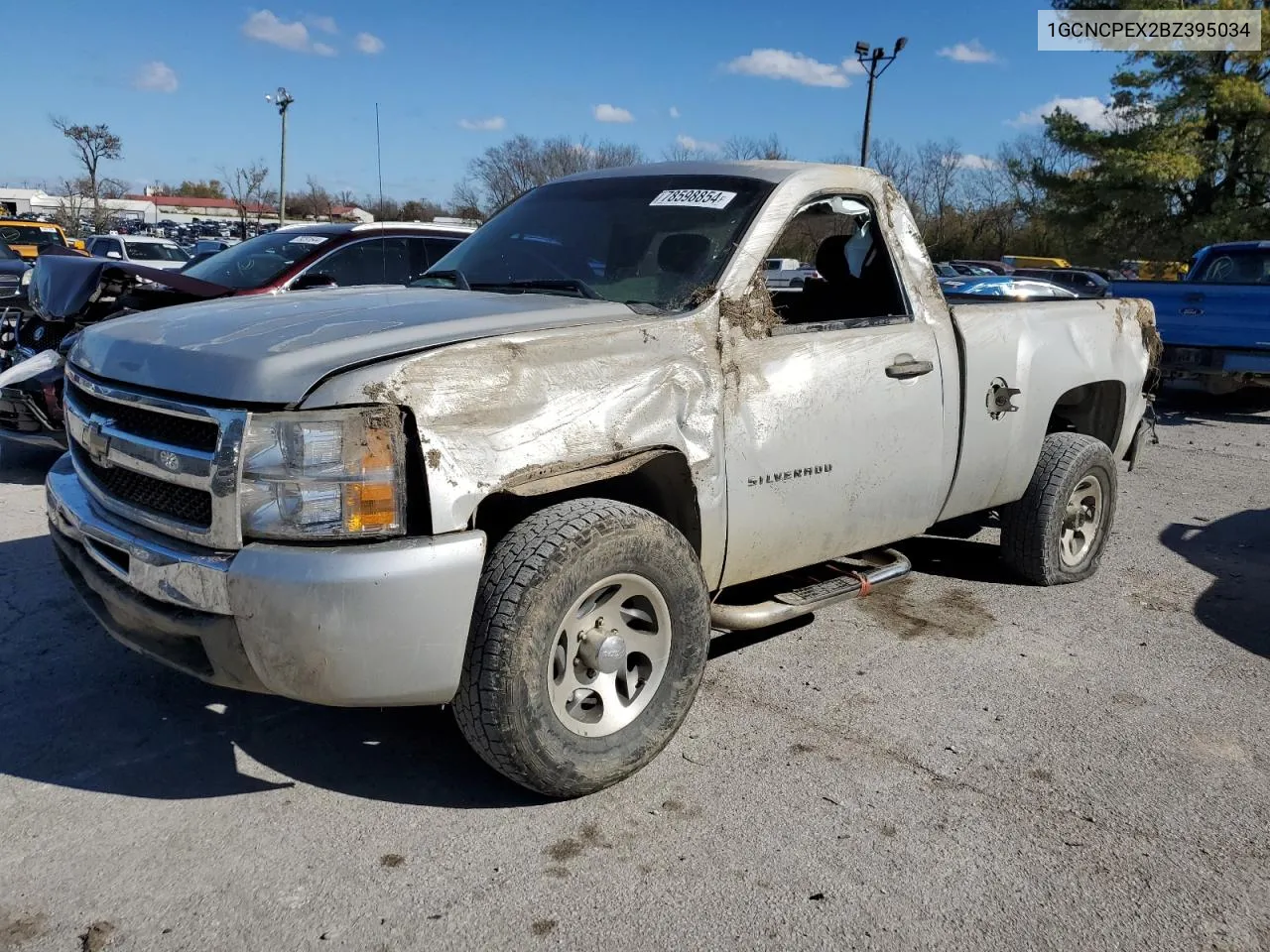 2011 Chevrolet Silverado C1500 VIN: 1GCNCPEX2BZ395034 Lot: 78598854