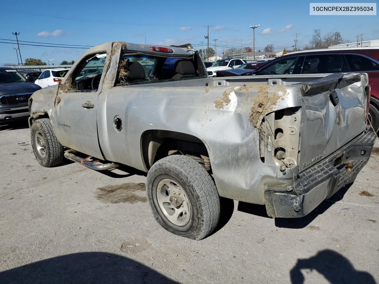 2011 Chevrolet Silverado C1500 VIN: 1GCNCPEX2BZ395034 Lot: 78598854