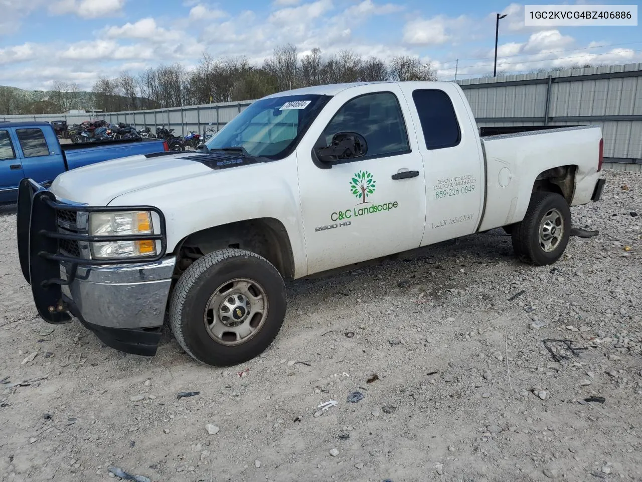 2011 Chevrolet Silverado K2500 Heavy Duty VIN: 1GC2KVCG4BZ406886 Lot: 78648504