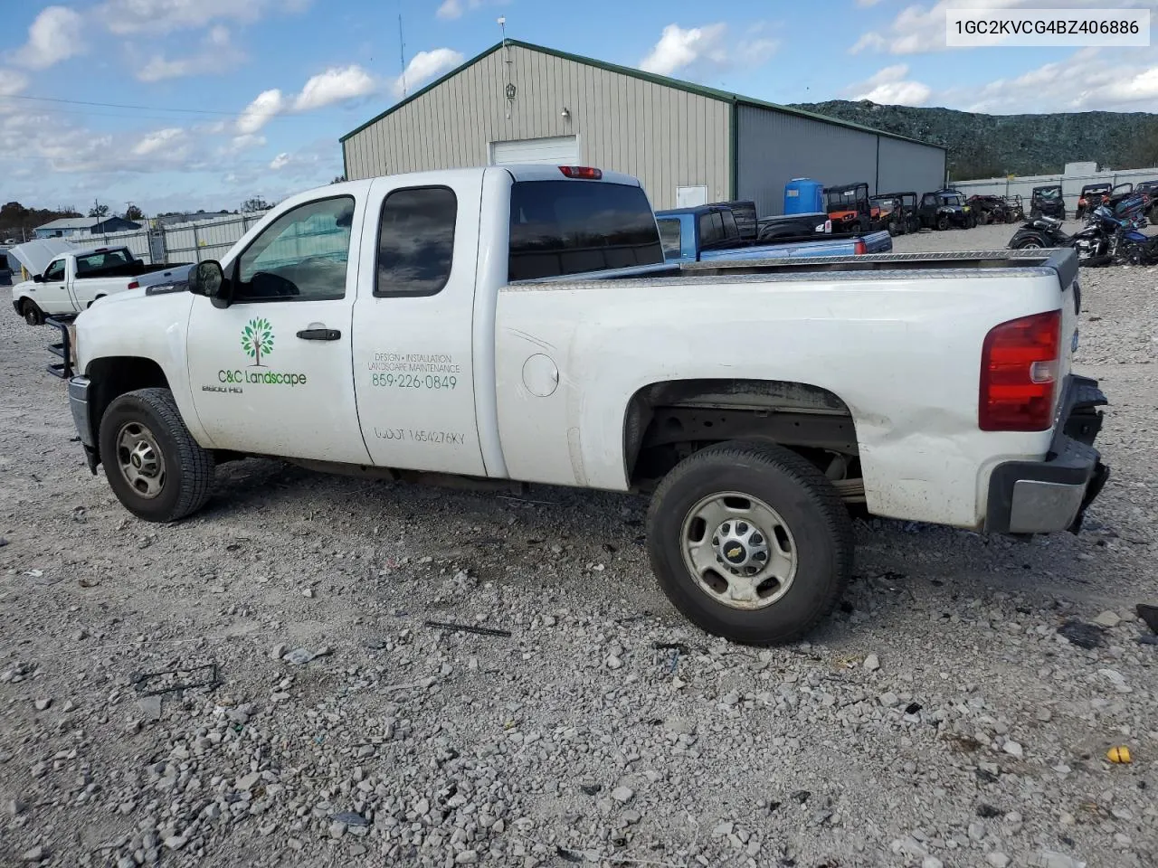 2011 Chevrolet Silverado K2500 Heavy Duty VIN: 1GC2KVCG4BZ406886 Lot: 78648504