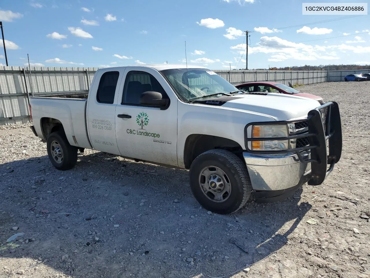 2011 Chevrolet Silverado K2500 Heavy Duty VIN: 1GC2KVCG4BZ406886 Lot: 78648504