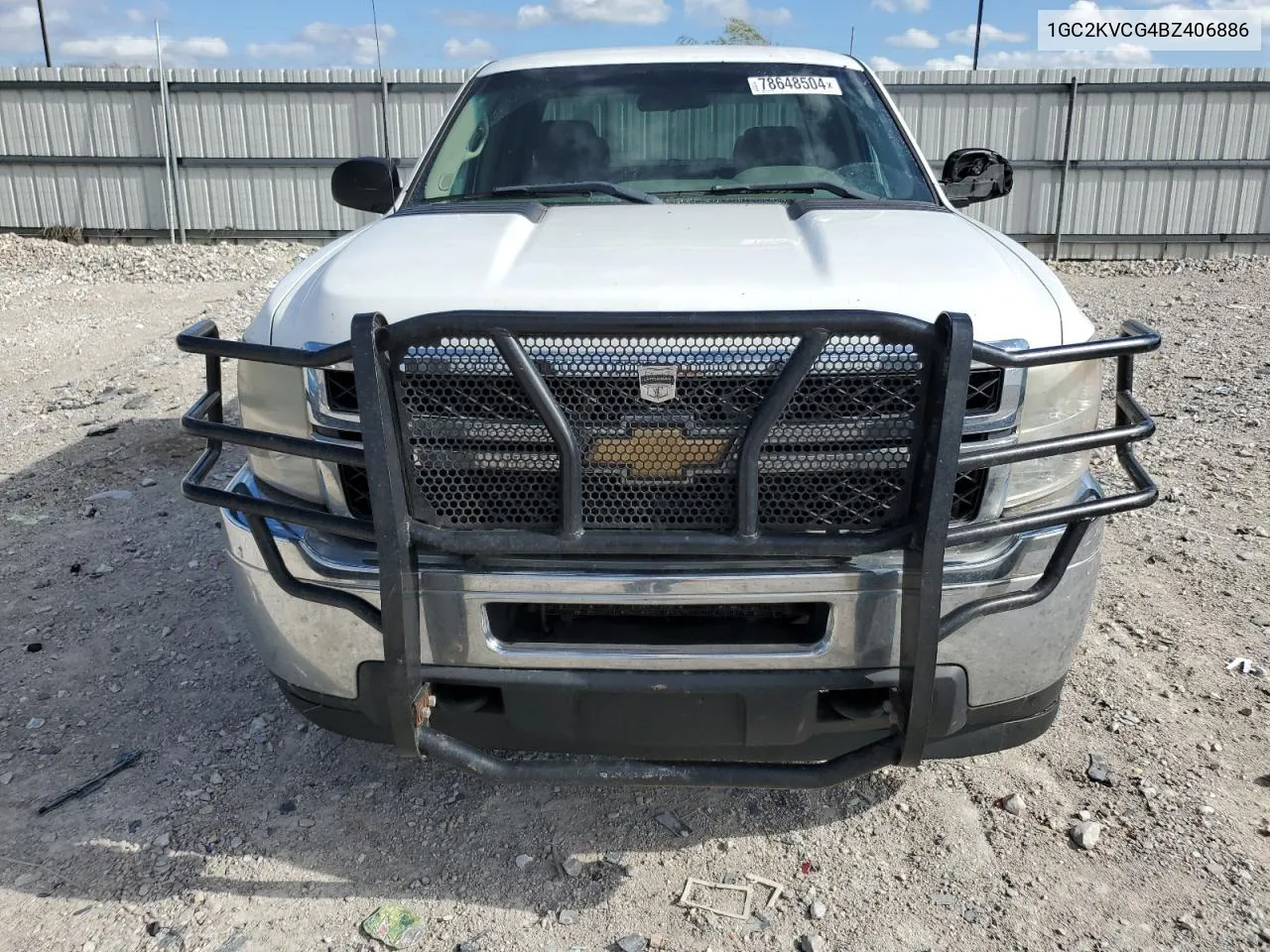 2011 Chevrolet Silverado K2500 Heavy Duty VIN: 1GC2KVCG4BZ406886 Lot: 78648504