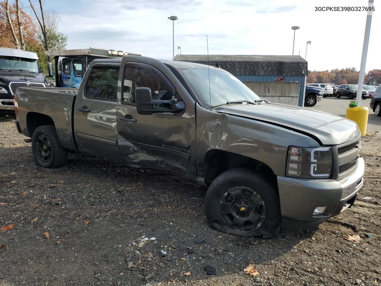 2011 Chevrolet Silverado K1500 Lt VIN: 3GCPKSE39BG327695 Lot: 78653074