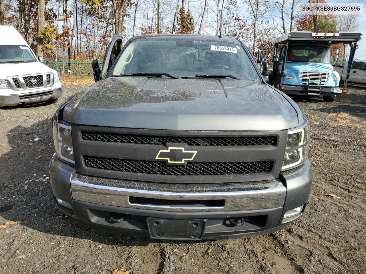 2011 Chevrolet Silverado K1500 Lt VIN: 3GCPKSE39BG327695 Lot: 78653074