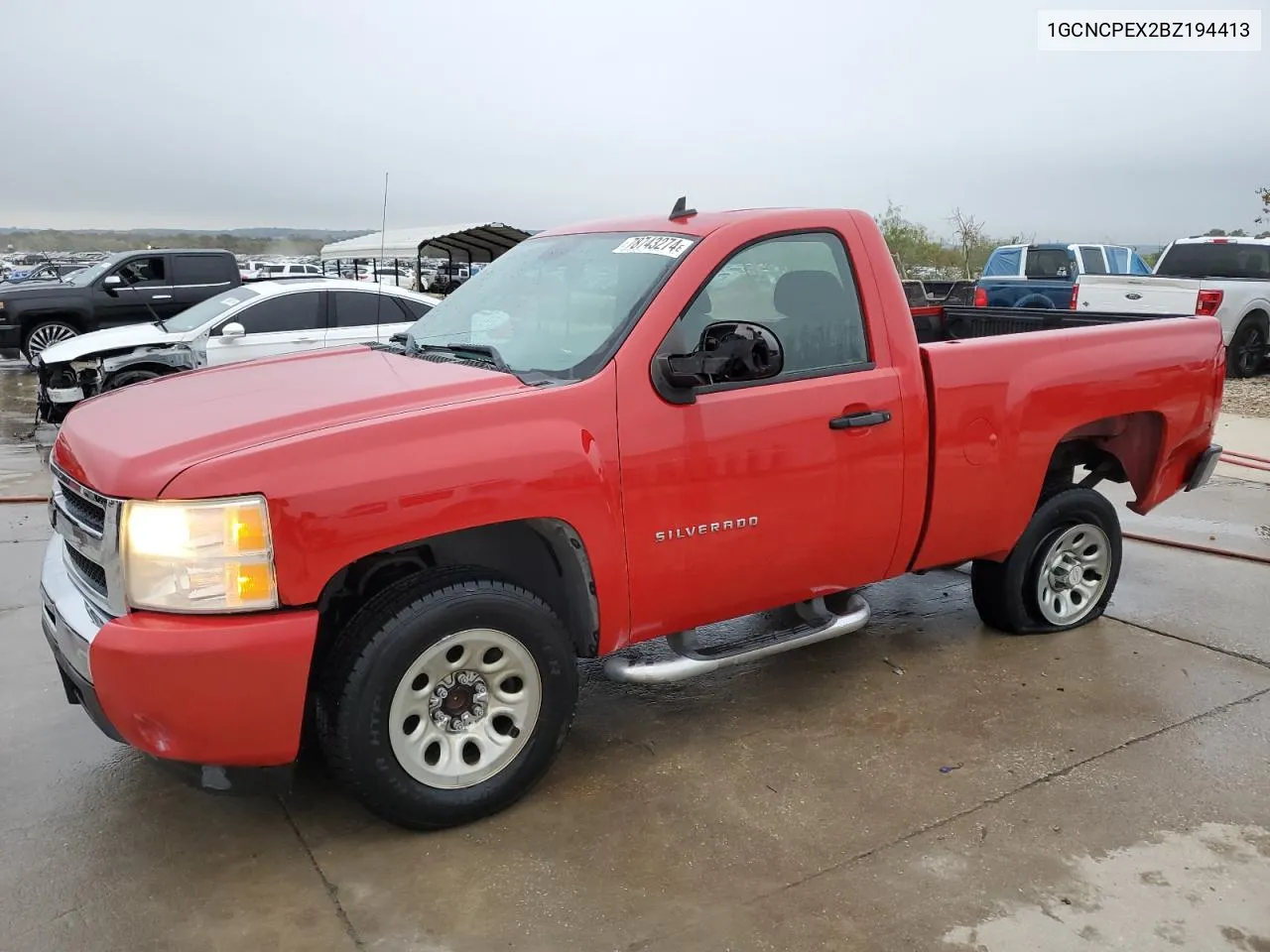 2011 Chevrolet Silverado C1500 VIN: 1GCNCPEX2BZ194413 Lot: 78743274