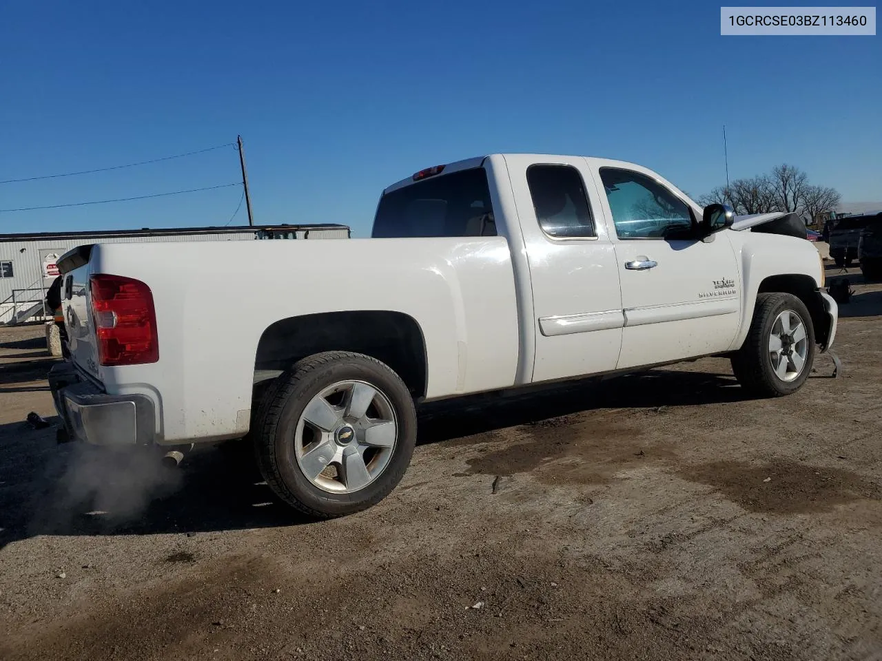 2011 Chevrolet Silverado C1500 Lt VIN: 1GCRCSE03BZ113460 Lot: 78797204