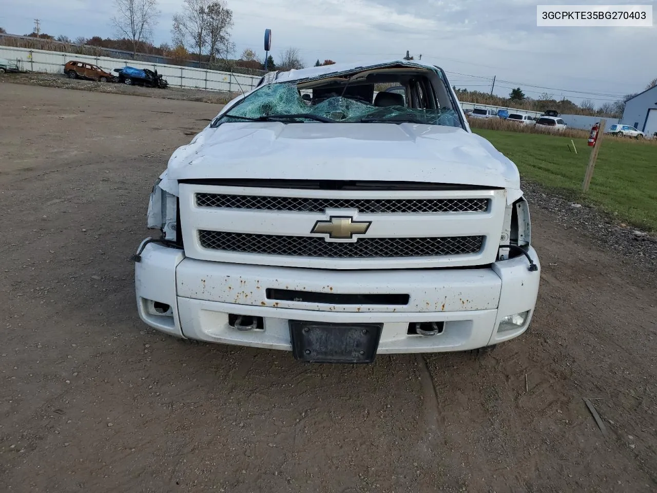 2011 Chevrolet Silverado K1500 Ltz VIN: 3GCPKTE35BG270403 Lot: 79015224