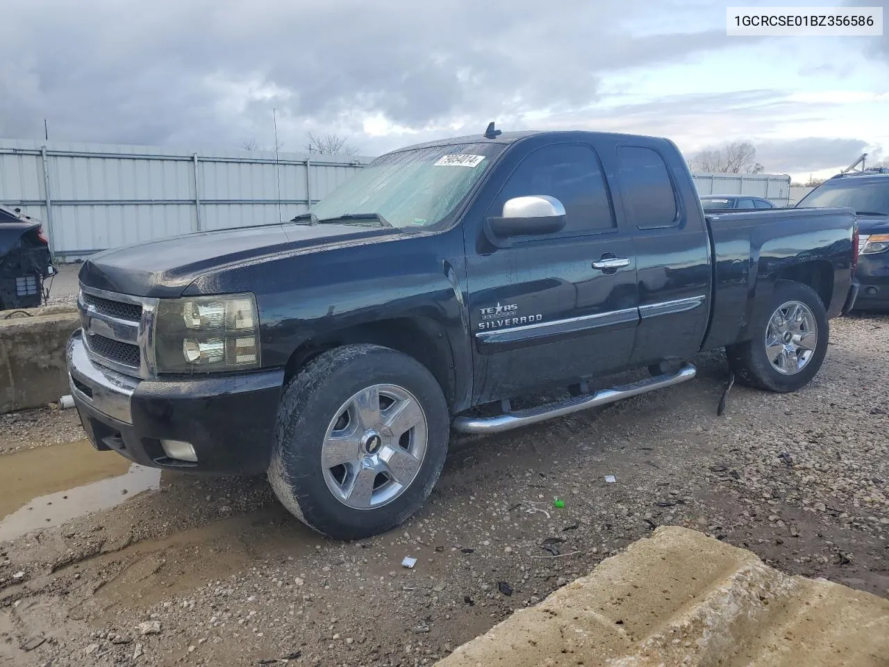 2011 Chevrolet Silverado C1500 Lt VIN: 1GCRCSE01BZ356586 Lot: 79054014