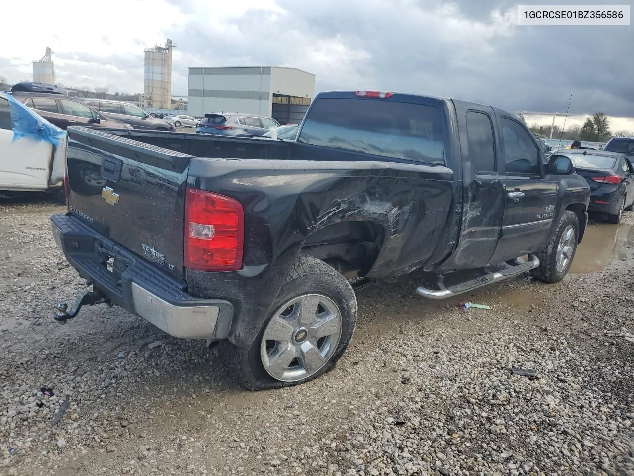 2011 Chevrolet Silverado C1500 Lt VIN: 1GCRCSE01BZ356586 Lot: 79054014