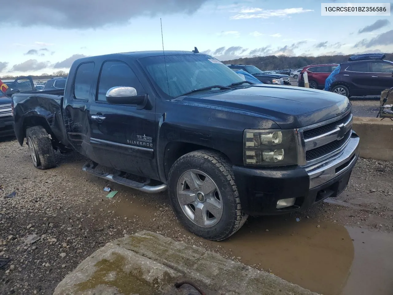 2011 Chevrolet Silverado C1500 Lt VIN: 1GCRCSE01BZ356586 Lot: 79054014