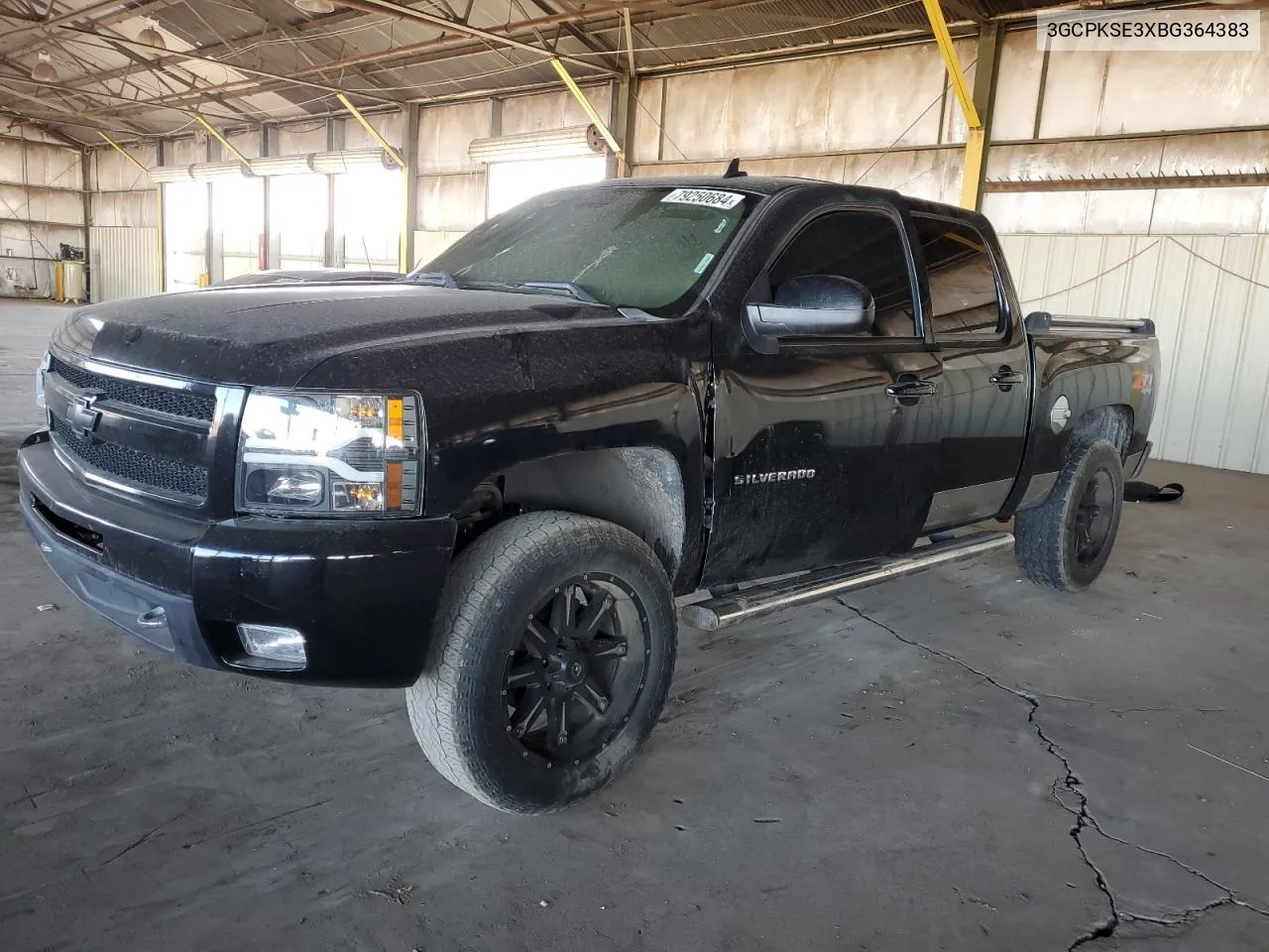 2011 Chevrolet Silverado K1500 Lt VIN: 3GCPKSE3XBG364383 Lot: 79250684