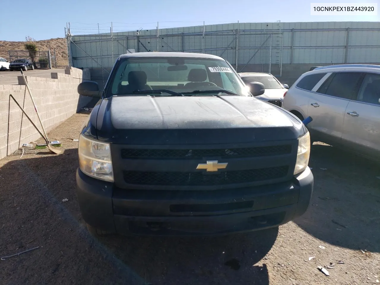 2011 Chevrolet Silverado K1500 VIN: 1GCNKPEX1BZ443920 Lot: 79308444