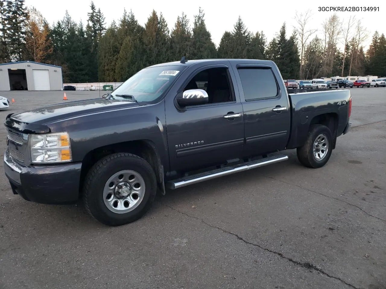 2011 Chevrolet Silverado K1500 Ls VIN: 3GCPKREA2BG134991 Lot: 79579804