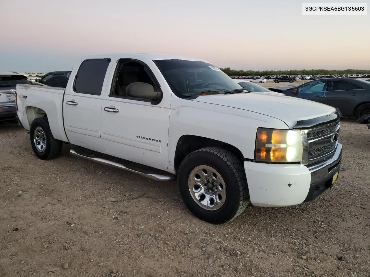 2011 Chevrolet Silverado K1500 Lt VIN: 3GCPKSEA6BG135603 Lot: 79643964