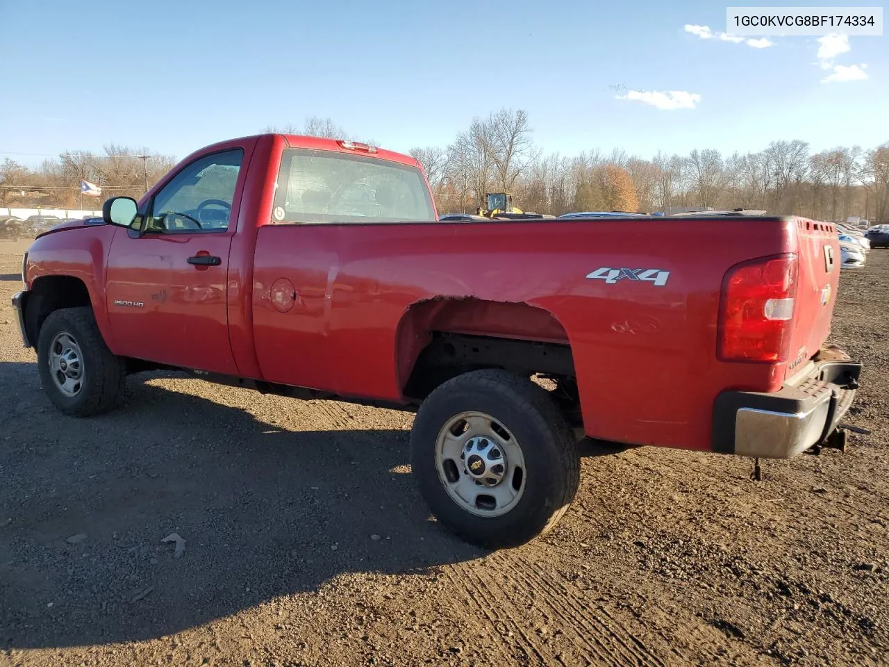 2011 Chevrolet Silverado K2500 Heavy Duty VIN: 1GC0KVCG8BF174334 Lot: 79656954