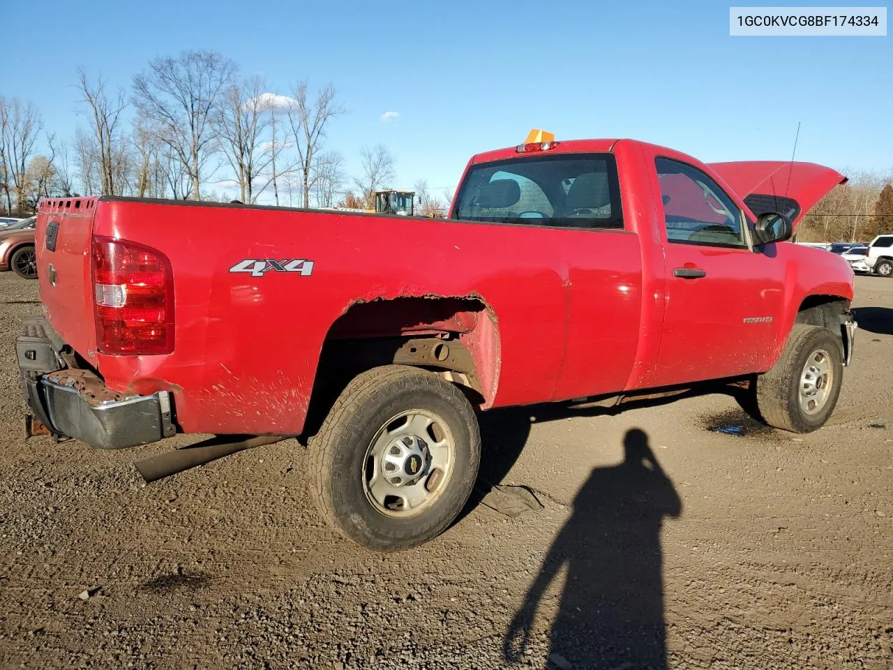 2011 Chevrolet Silverado K2500 Heavy Duty VIN: 1GC0KVCG8BF174334 Lot: 79656954