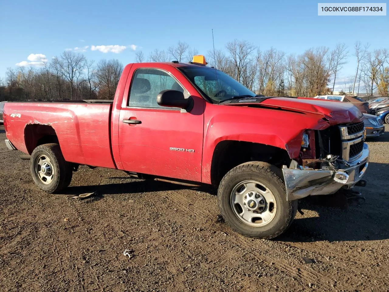 2011 Chevrolet Silverado K2500 Heavy Duty VIN: 1GC0KVCG8BF174334 Lot: 79656954