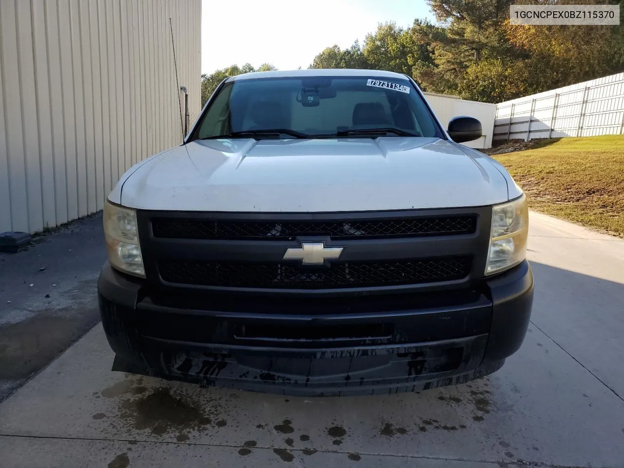 2011 Chevrolet Silverado C1500 VIN: 1GCNCPEX0BZ115370 Lot: 79731134