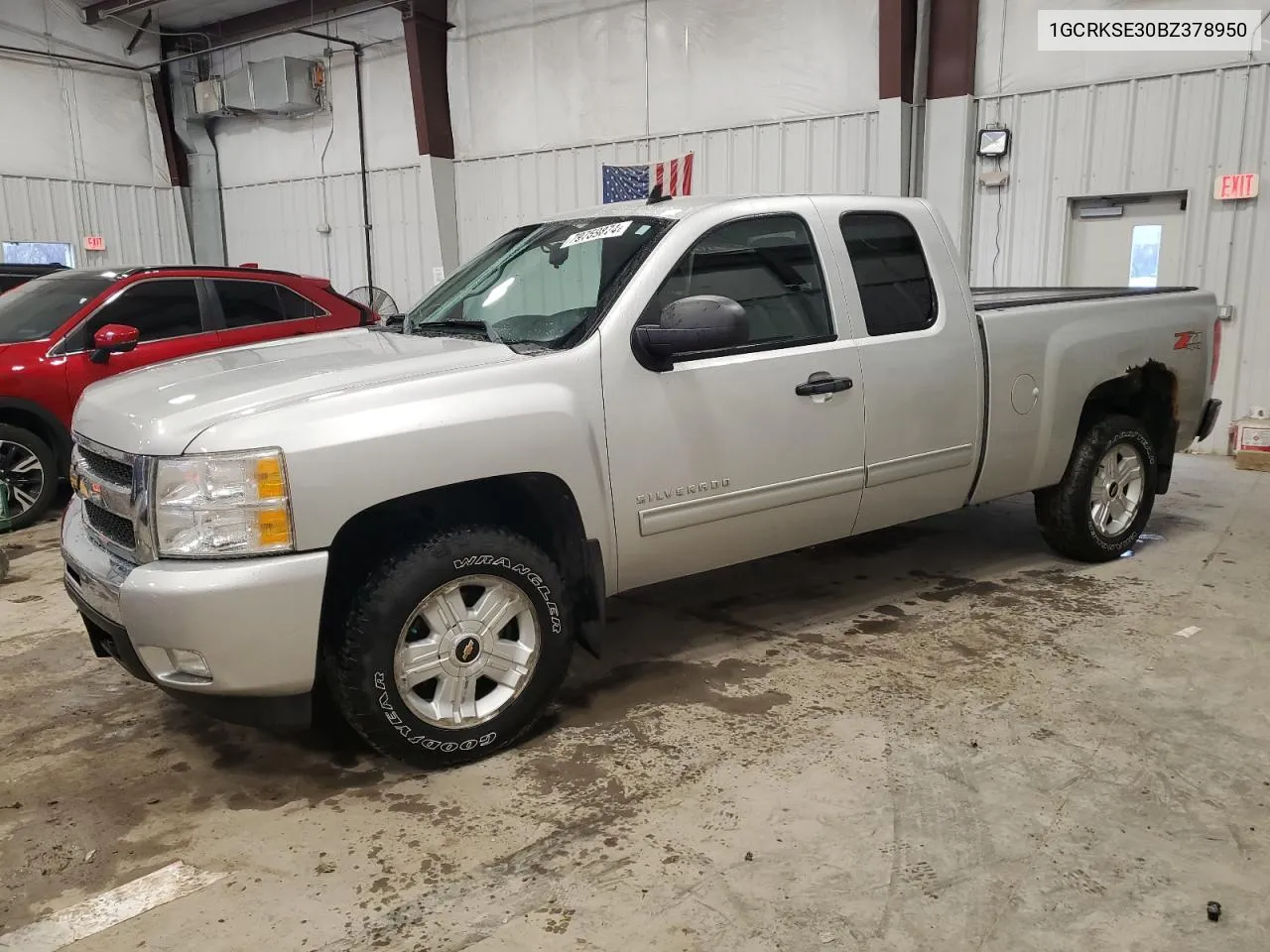 2011 Chevrolet Silverado K1500 Lt VIN: 1GCRKSE30BZ378950 Lot: 79759874