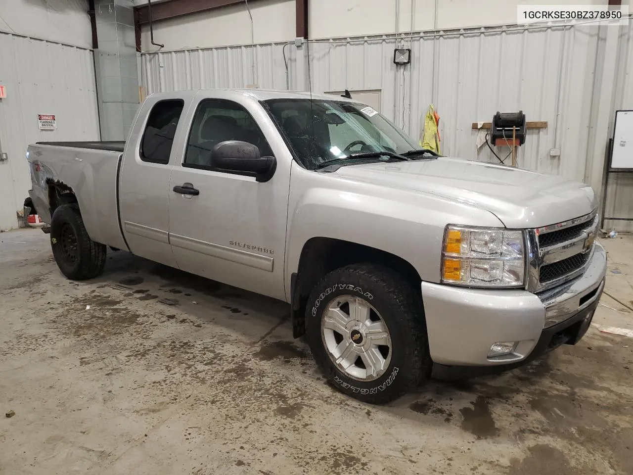 2011 Chevrolet Silverado K1500 Lt VIN: 1GCRKSE30BZ378950 Lot: 79759874