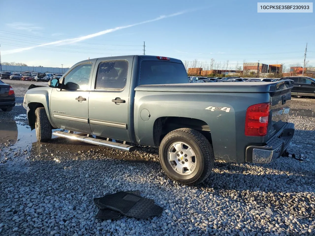 2011 Chevrolet Silverado K1500 Lt VIN: 1GCPKSE35BF230933 Lot: 79766174