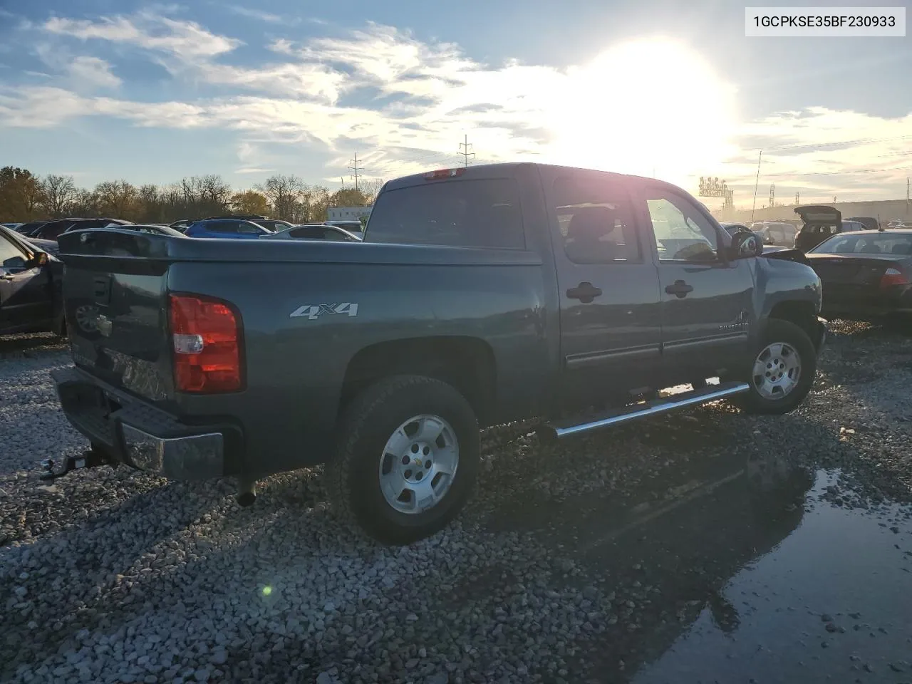 2011 Chevrolet Silverado K1500 Lt VIN: 1GCPKSE35BF230933 Lot: 79766174