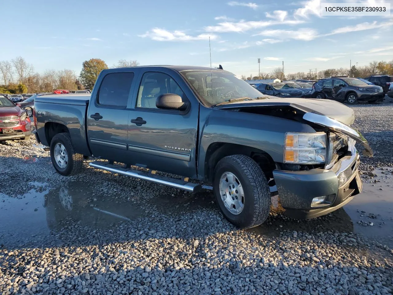 2011 Chevrolet Silverado K1500 Lt VIN: 1GCPKSE35BF230933 Lot: 79766174