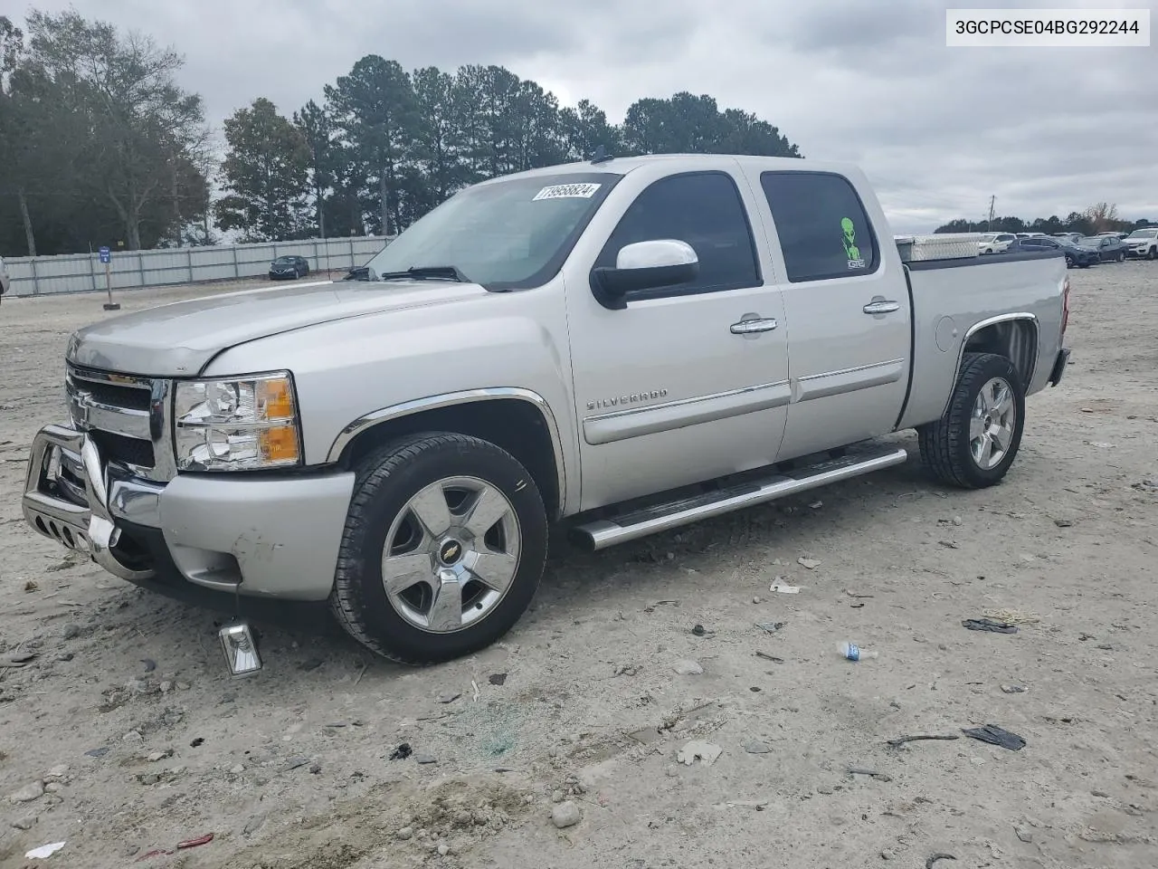 2011 Chevrolet Silverado C1500 Lt VIN: 3GCPCSE04BG292244 Lot: 79958824