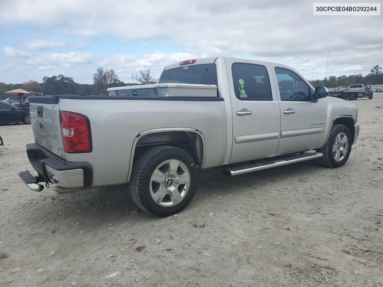 2011 Chevrolet Silverado C1500 Lt VIN: 3GCPCSE04BG292244 Lot: 79958824