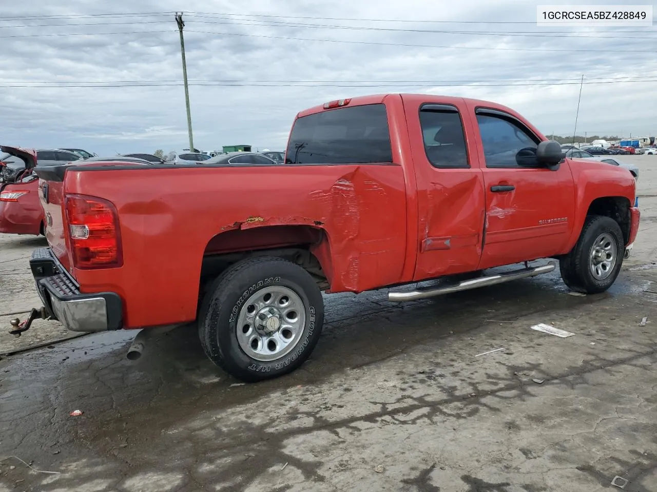 2011 Chevrolet Silverado C1500 Lt VIN: 1GCRCSEA5BZ428849 Lot: 80257134