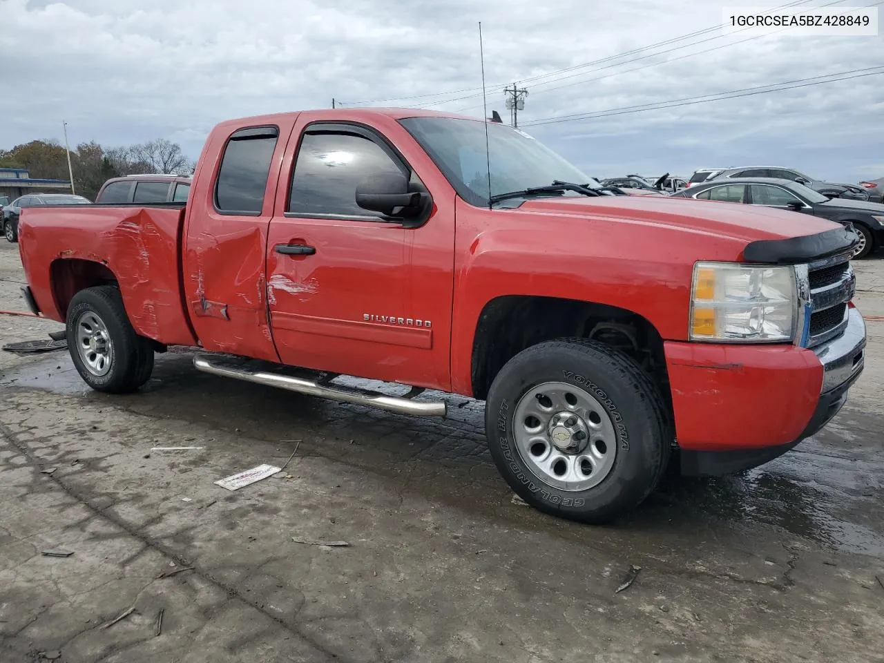 2011 Chevrolet Silverado C1500 Lt VIN: 1GCRCSEA5BZ428849 Lot: 80257134