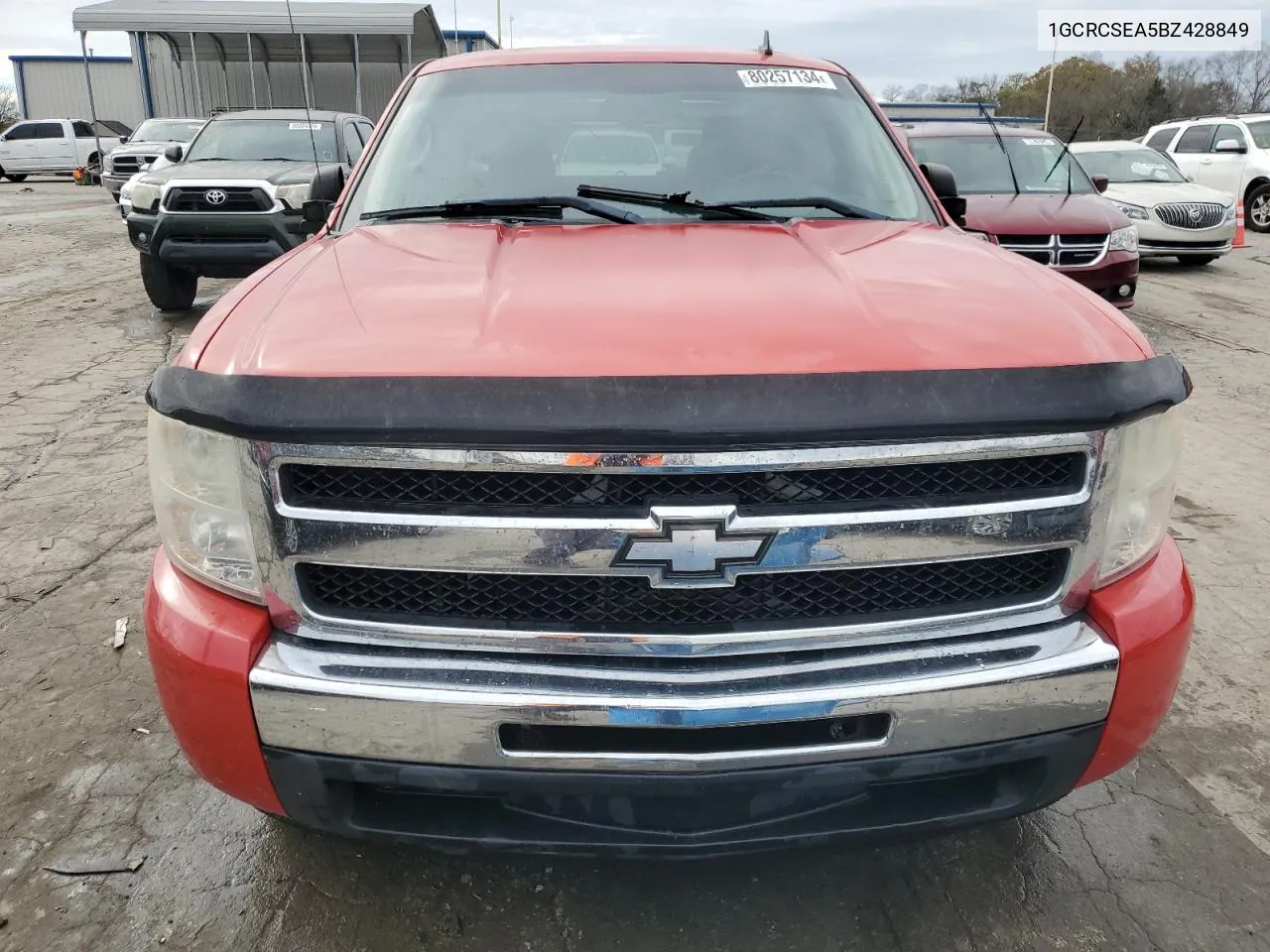 2011 Chevrolet Silverado C1500 Lt VIN: 1GCRCSEA5BZ428849 Lot: 80257134