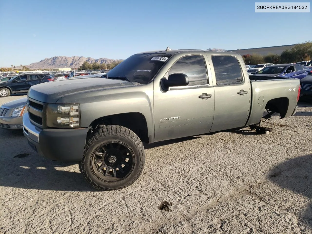 2011 Chevrolet Silverado K1500 Ls VIN: 3GCPKREA0BG184532 Lot: 80373544