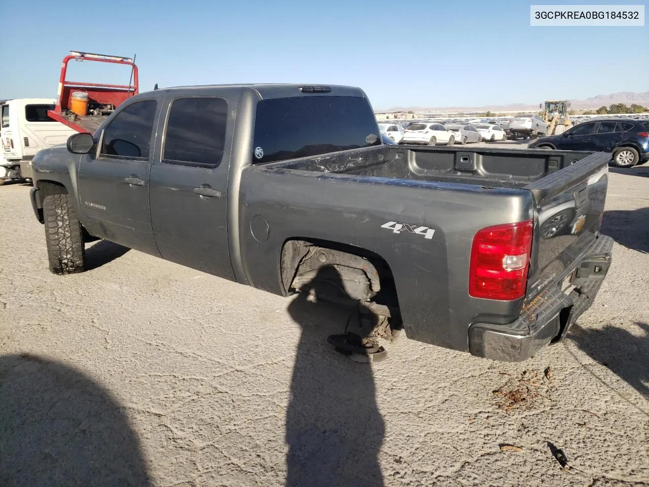 2011 Chevrolet Silverado K1500 Ls VIN: 3GCPKREA0BG184532 Lot: 80373544