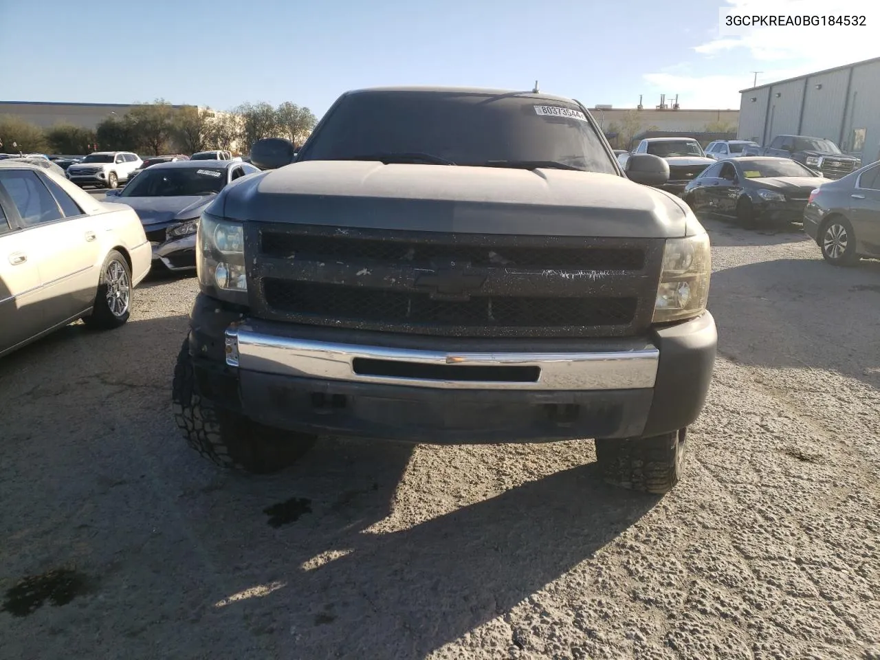 2011 Chevrolet Silverado K1500 Ls VIN: 3GCPKREA0BG184532 Lot: 80373544