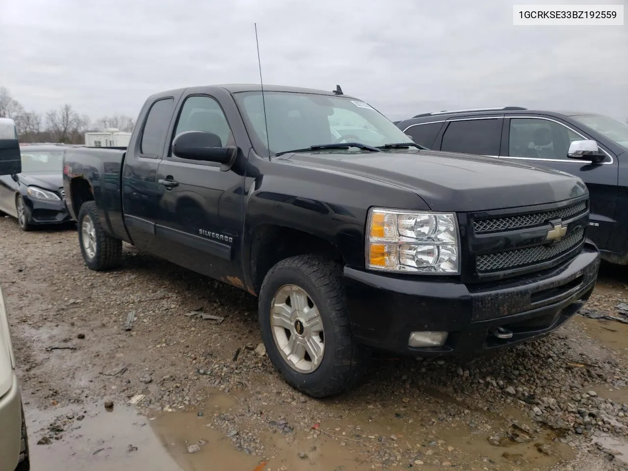 2011 Chevrolet Silverado K1500 Lt VIN: 1GCRKSE33BZ192559 Lot: 80720964