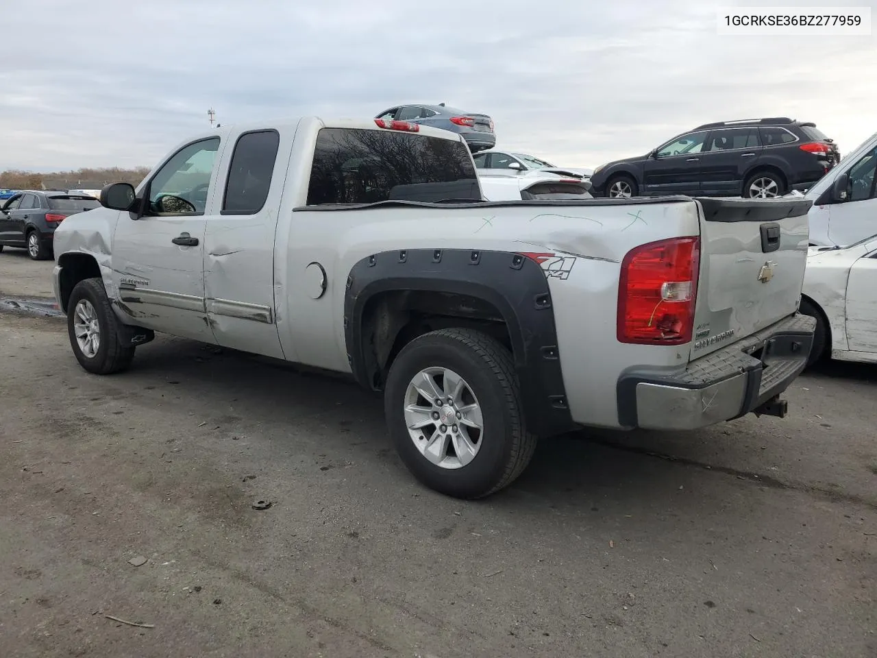 2011 Chevrolet Silverado K1500 Lt VIN: 1GCRKSE36BZ277959 Lot: 81614594