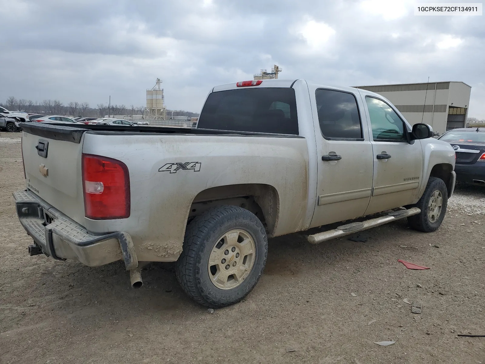 2012 Chevrolet Silverado K1500 Lt VIN: 1GCPKSE72CF134911 Lot: 44875384