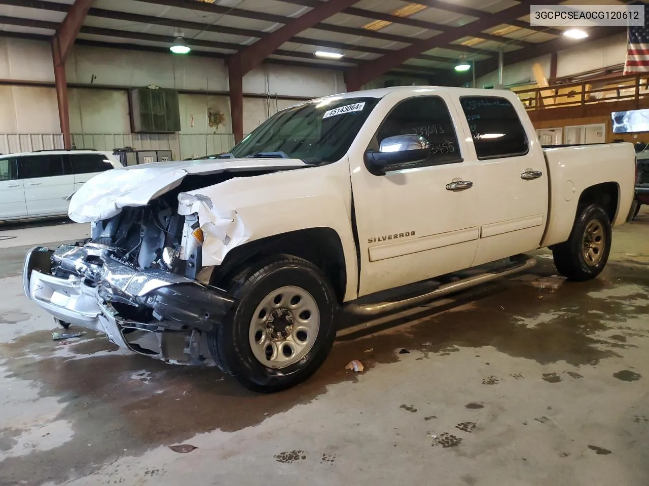 2012 Chevrolet Silverado C1500 Lt VIN: 3GCPCSEA0CG120612 Lot: 45143064