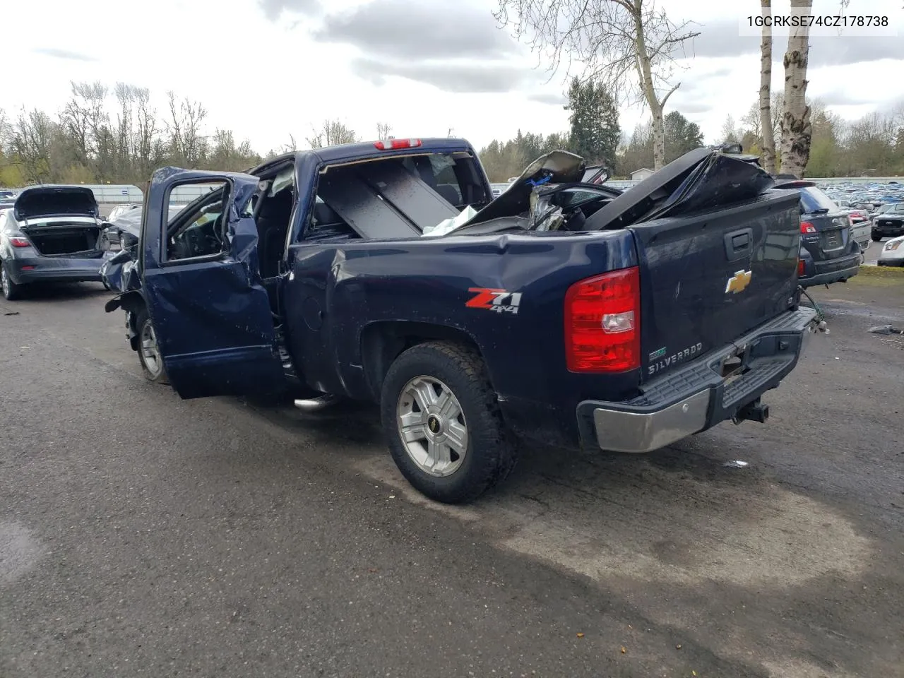 2012 Chevrolet Silverado K1500 Lt VIN: 1GCRKSE74CZ178738 Lot: 48323003