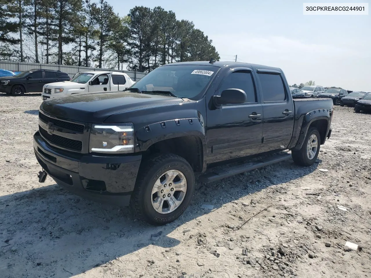 2012 Chevrolet Silverado K1500 Ls VIN: 3GCPKREA8CG244901 Lot: 49862004