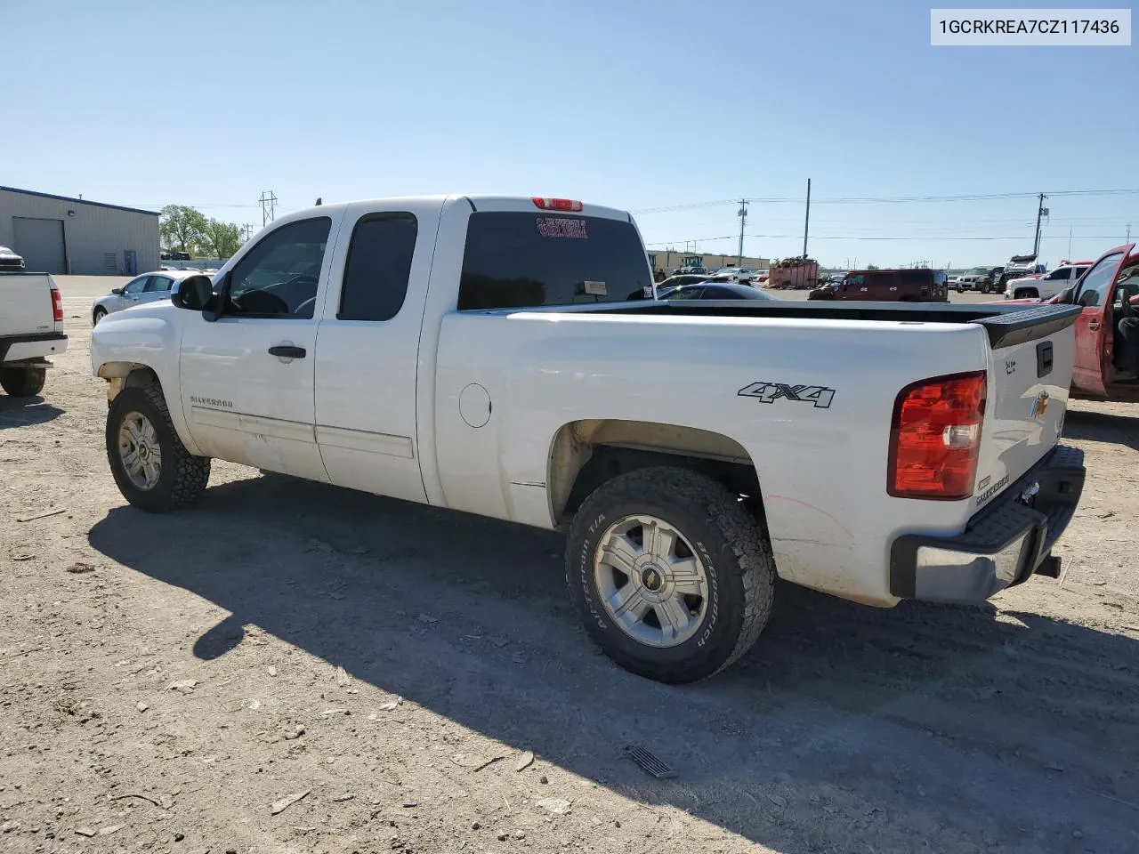 1GCRKREA7CZ117436 2012 Chevrolet Silverado K1500 Ls