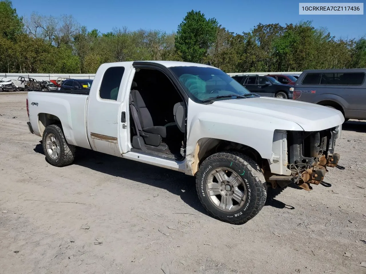 1GCRKREA7CZ117436 2012 Chevrolet Silverado K1500 Ls